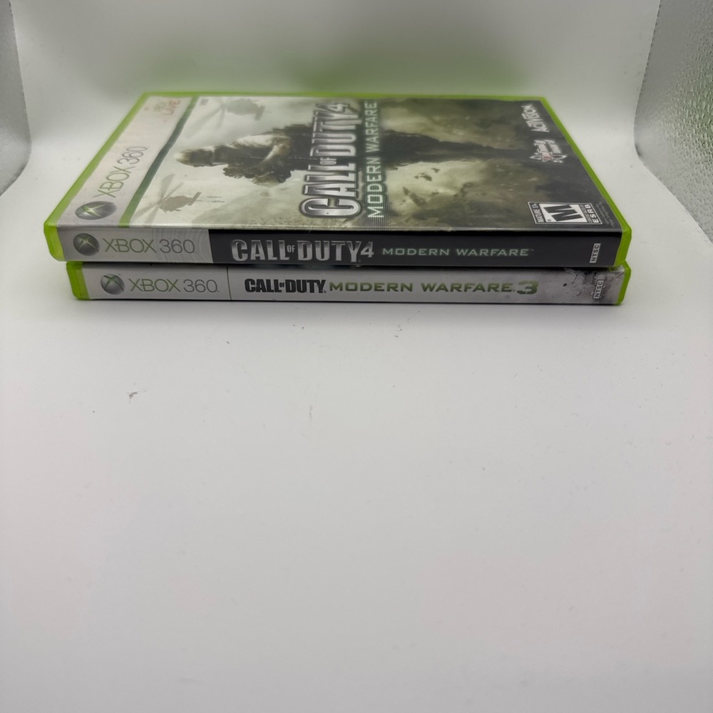 Call of Duty Modern Warfare Bundle Xbox 360 MW1 MW3 Tested Working